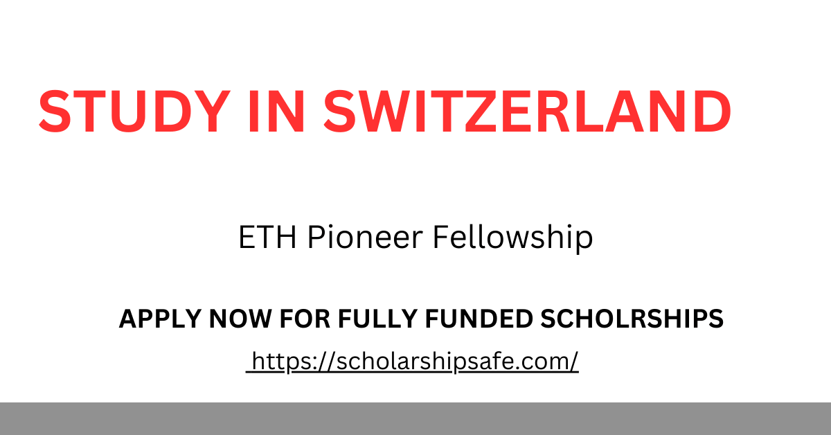 ETH Pioneer Fellowship