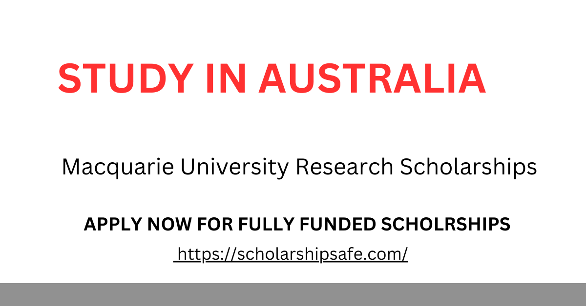 Macquarie University Research Scholarships