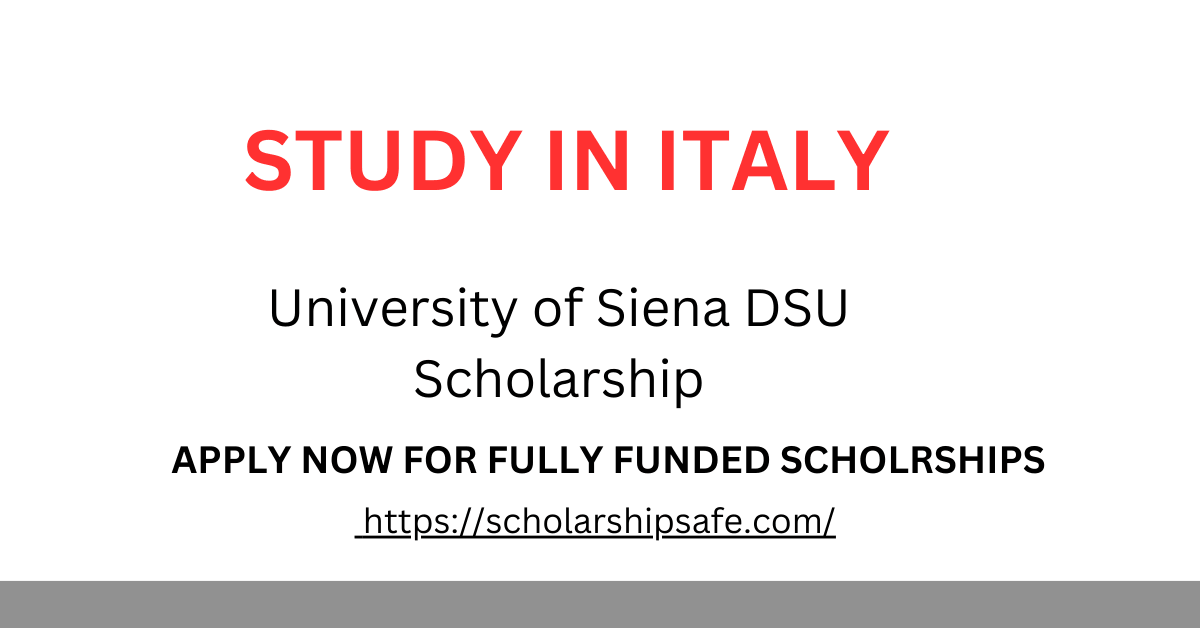 University of Siena DSU Scholarship