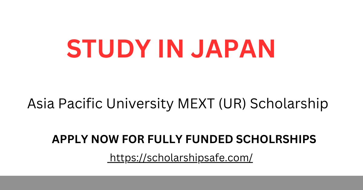 Asia Pacific University MEXT (UR) Scholarship