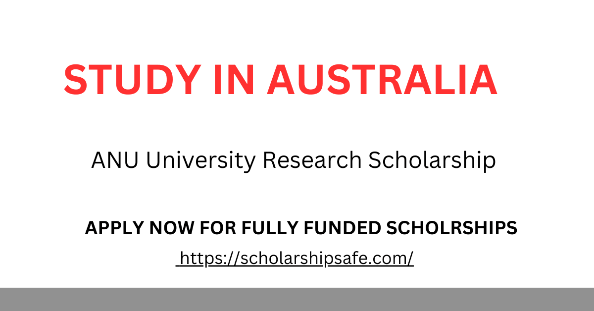 ANU University Research Scholarship