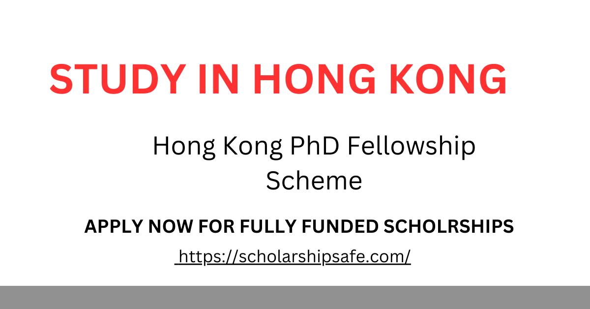 Hong Kong PhD Fellowship Scheme