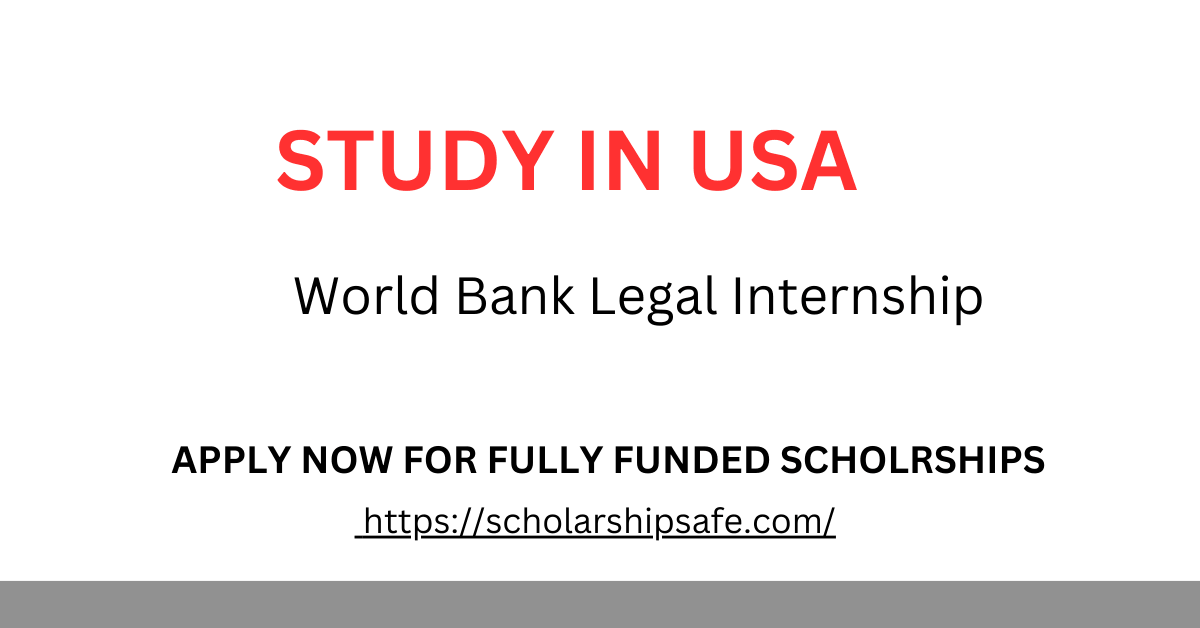 World Bank Legal Internship