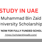 Muhammad Bin Zaid University Scholarships 2025 (Fully Funded)