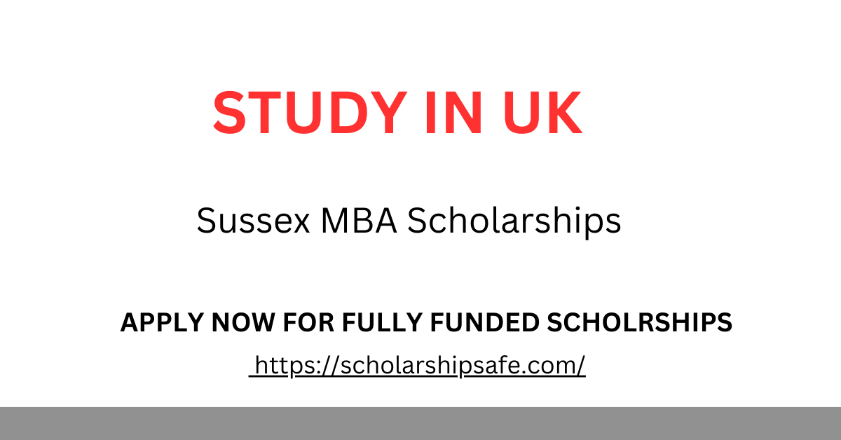 Sussex MBA Scholarships