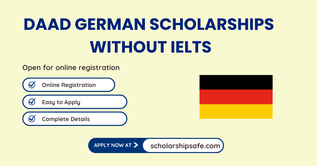 DAAD German Scholarships without IELTS