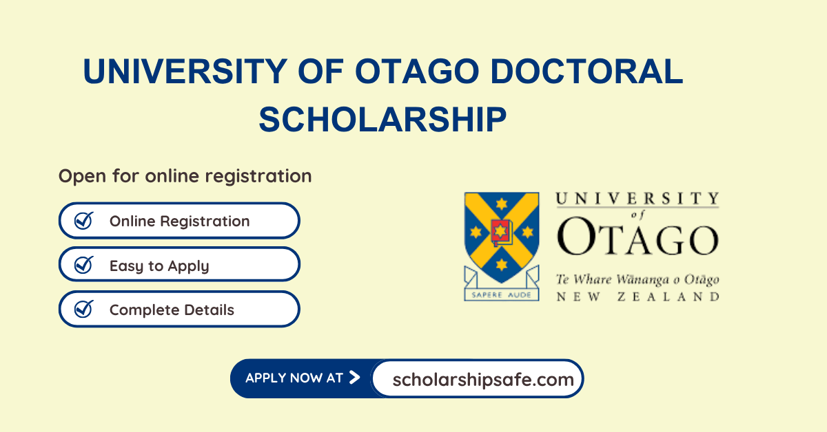 University of Otago Doctoral Scholarship