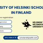 University of Helsinki Scholarship 2026 In Finland